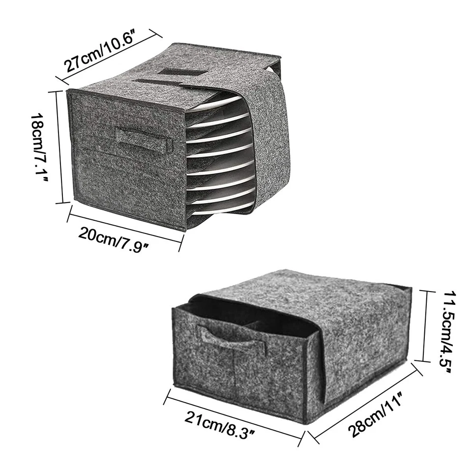Wohnmobil Tellerhalter für Teller Filz Geschirrhalter Camping Tassenhalter - Bild 4 von 4