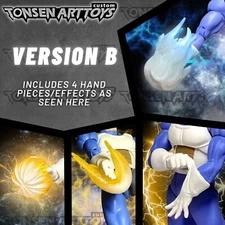 SH Figuarts Tonsen Vegeta Hand Kit 05B Custom 3rd party Dragon Ball Z 