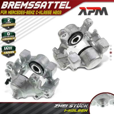 2x Bremssattel Hinten L+R 36mm für Mercedes-Benz W203 CL203 C209 A209 R171