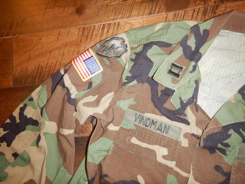US BDU Shirt M81 Woodland Capt VINDMAN * Pres. Trump Amtsenthebungsverfahren Zeuge * - Bild 3 von 9