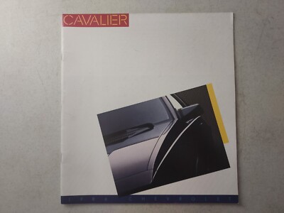 vintage 1986 Chevrolet GM Cavalier Sedan Car Brochure Catalog 12''x11''