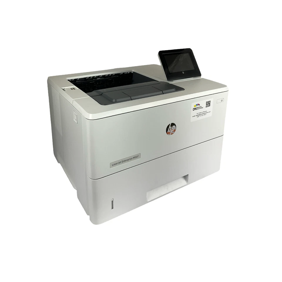 HP LaserJet Enterprise M507dn Monochrome Printer 1PV87A w/Toner - Image 2 of 4