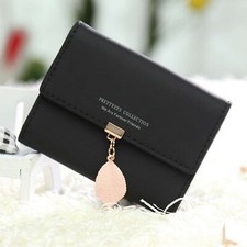 Ladies RFID Blocking Leather Credit Card ID Holder Wallet Slim Money Clip Purse‼