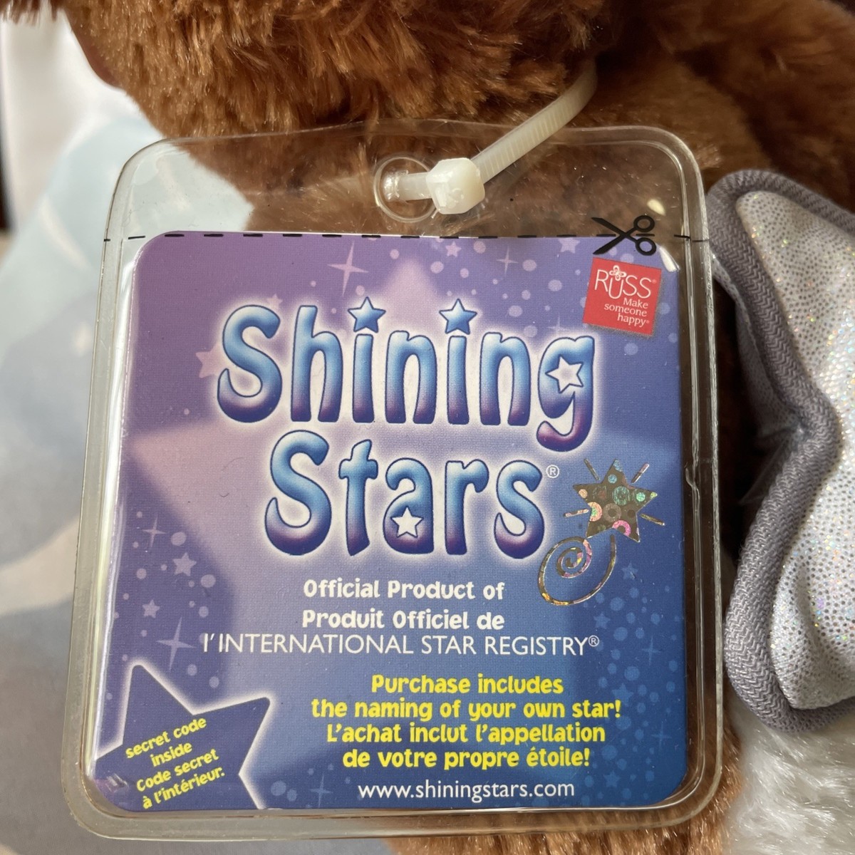RUSS Plush Puppy Dog Shining Stars Series Sings You Are My Shining