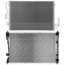 Aluminum Radiator & Condenser Cooling Kit For 2008 Ford Escape Mercury Mariner