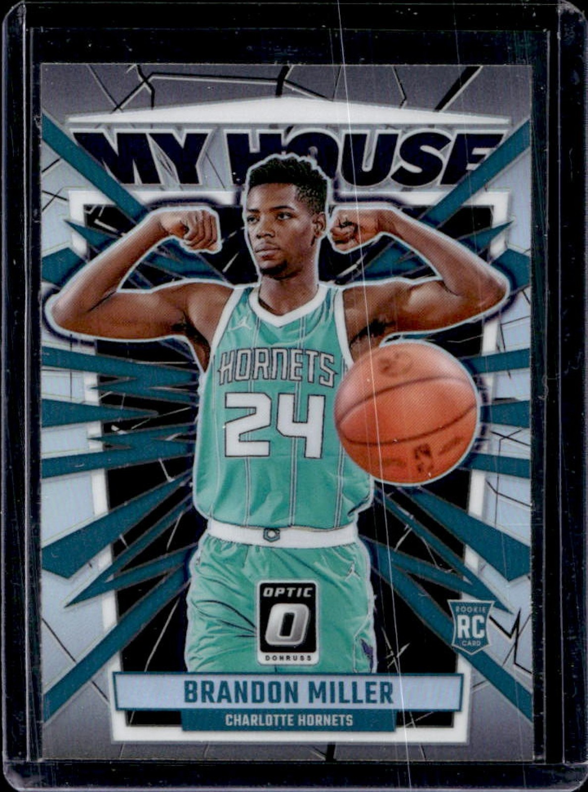 2023-24 Panini Donruss Optic Brandon Miller My House RC Holo Rookie #5 Hornets