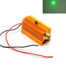 532nm 20mW 50mW 100mW 200mW Green Dot Laser Diode Module Brass 3-5V Heatsink