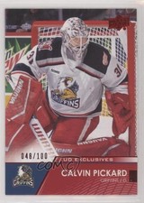 2021-22 Upper Deck AHL Exclusives 48/100 Calvin Pickard #22 d8g