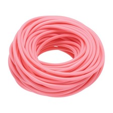 4mm 16yards Hollow Pipe Rubber Cords Tubing Silicone Pipes Light Pink