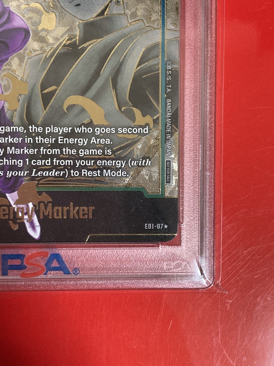 PSA 10 Goku Black Energy Marker E01-07 Dragon Ball Super Fusion