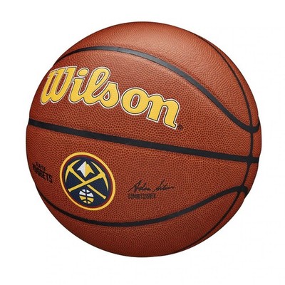 Wilson Denver Nuggets NBA Team Tribute NBA Größe 7 Basketball Brandneu UVP 35£