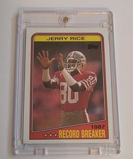 1988 Topps - 1987 Record Breakers Jerry Rice #6