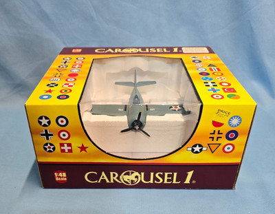 CAROUSEL 1 US NAVY F4F-3 1:48 DIECAST AIRCRAFT MODEL #6183 NEW IN BOX