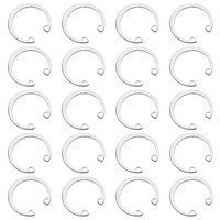 30 StüCk 25Mm Innen-Sicherungsring FüR Circlip, Silber