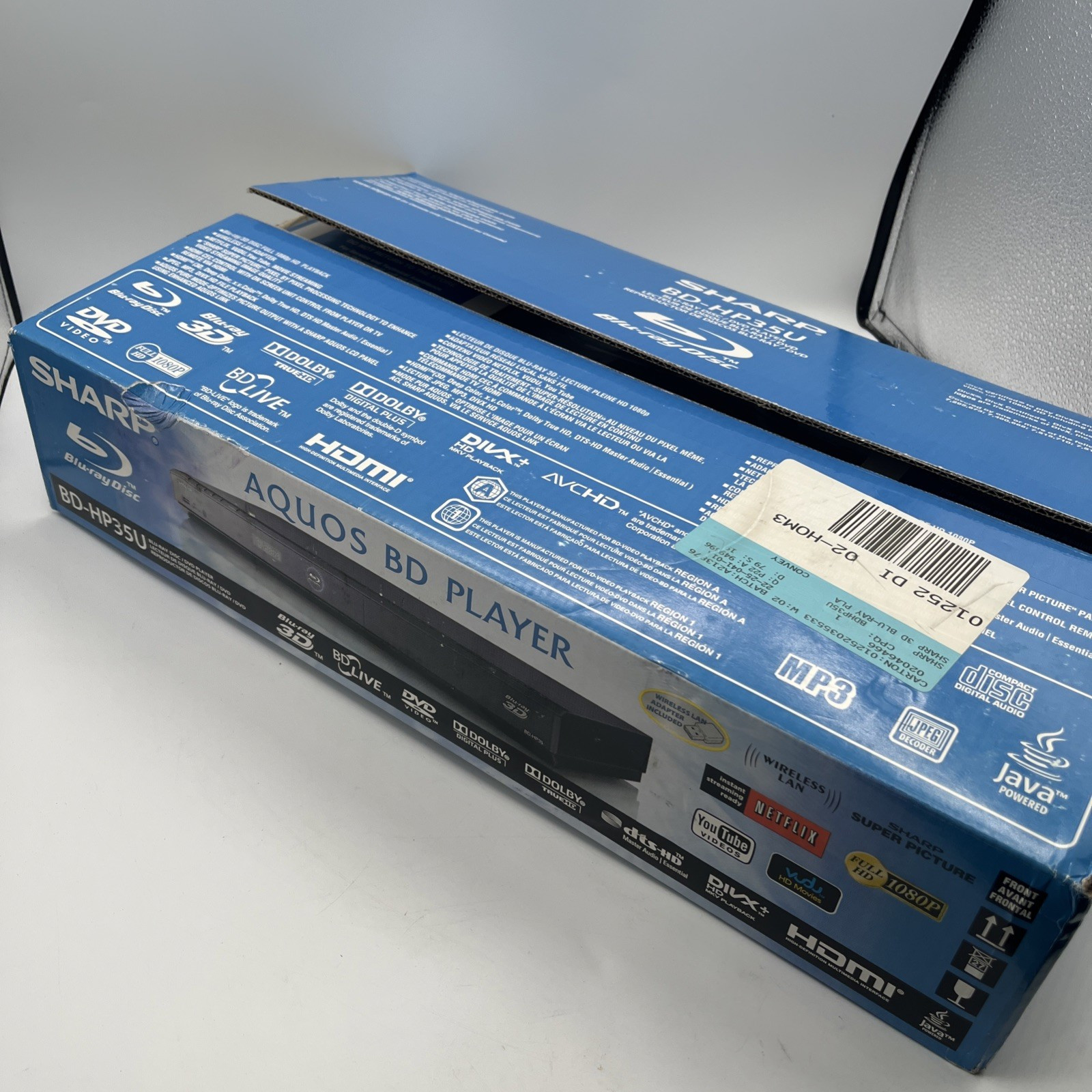 SHARP BD-HP35U 3D Aquos Wireless Blu-Ray player 1080P “Sharp Super Picture” NEW