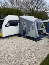 2 berth Lunar Quasar 462 touring caravan for sale with lots of accessories
