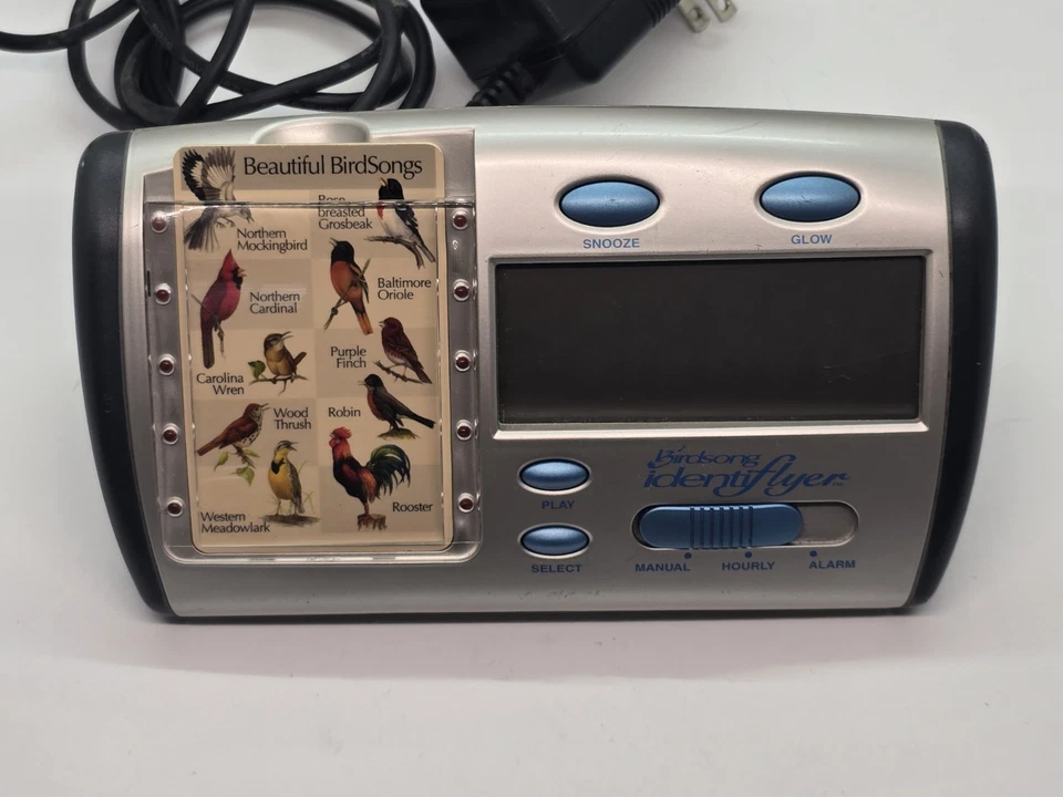 Raro Para los Pájaros Canto Escritorio Despertador Canto de Pájaros Identificador 1 Tarjeta Foto 4 de 4