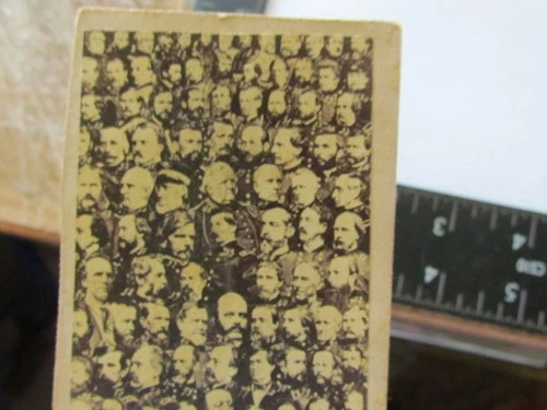 1860's montage of Civil War Generals cdv photograph