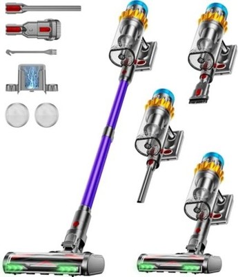 Cordless Vacuum Cleaner, 55KPA 70Min 650W Motor Powerful Vacuum Cleaners Purple