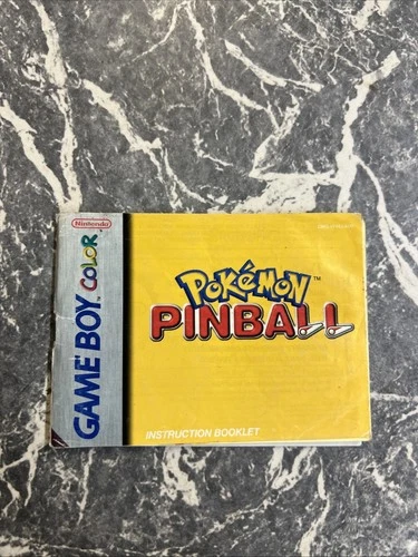 VINTAGE ORIGINAL NINTENDO GAMEBOY INSTRUCTION BOOKLET GAMING POKÉMON PINBALL