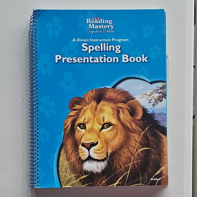 SRA Reading Mastery Signature Ed Spelling Presentation Book Grade 3 Spiral