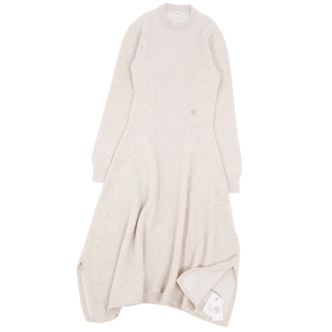 HERMÈS Hermes 23AW Maglia Vestito Maglione Manica Lunga Cashmere 100% Top 36 (s) Usato0