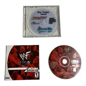 WWF Attitude Get It Sega Dreamcast DC Video Game Complete CIB Wrestling