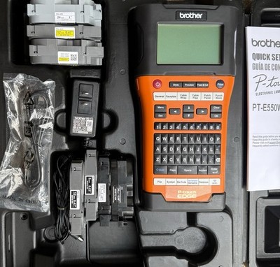 Brother PTE500w Industrial Handheld Labeling Tool/(SHIPS FAST!!!!)