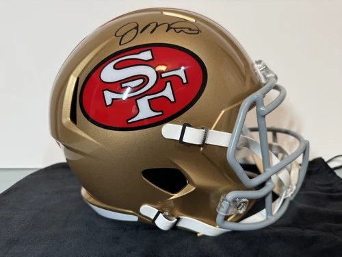 🔥 Joe Montana Signed San Francisco 49ers Full Size Speed Rep Helmet - Fanatics