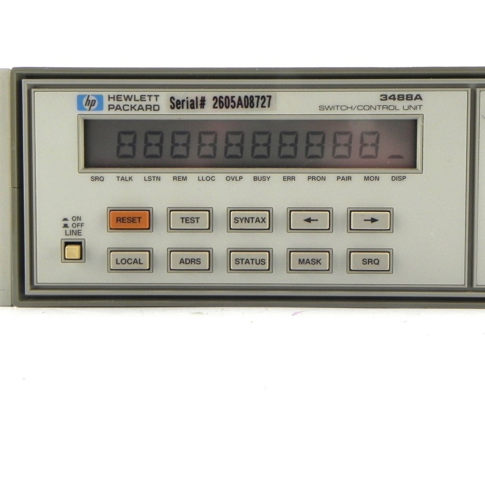Keysight 3488A Switch/Control Unit with (1) 44474A and (3) 44470A's
