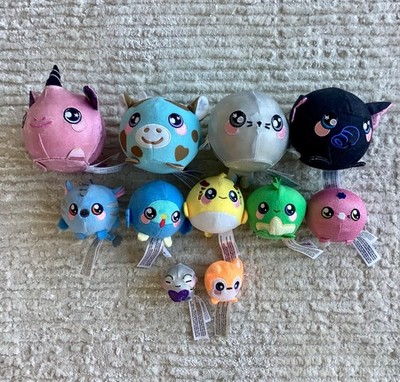 Lot Of 11 Squeezamals  cow unicorn seal elephant turkey gecko fish squish lot
