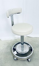 Ritter Rollhocker Behandlerstuhl Arbeitsstuhl D158 Creme Zahnarzt  GEPFLEGT