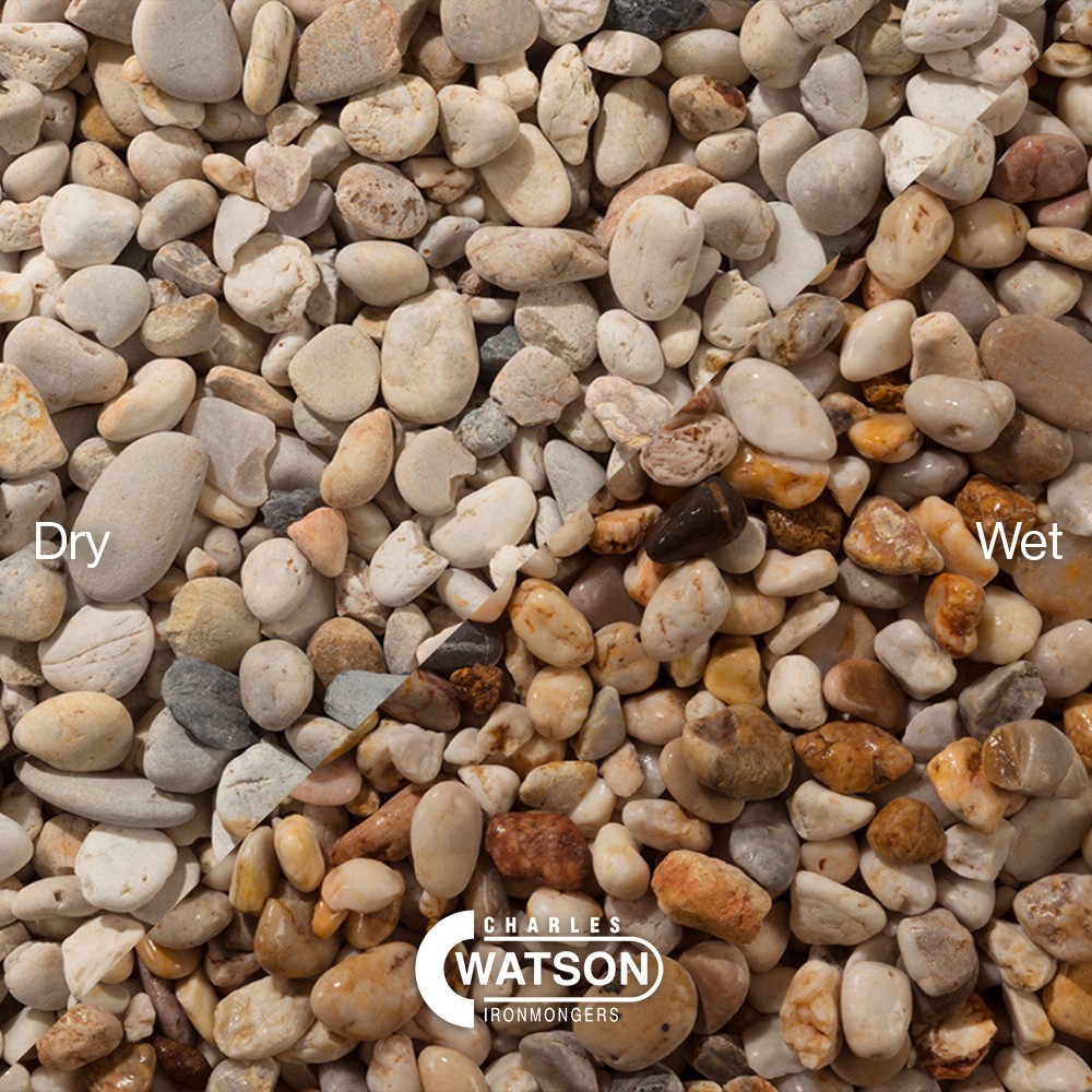 Apricot Gravel Decorative Stone Garden Chippings 14 - 22mm Polybag Approx 20kg
