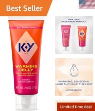 Discreet 2.5 oz Warming Jelly Lubricant - Enhancing Intimacy Everywhere