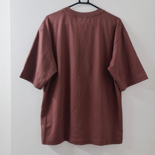 Uniqlo U Airism Cotton Oversized 5/4 Sleeve T-Shirt Wine L Unisex - 第 10/13 張圖片