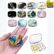 Pill Daily Box Portable Organiser Case Medicine Travel Storage Dispenser Cases