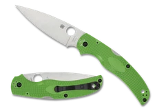 Spyderco Knives Native Chief Salt LW C244PGR LC200N Steel Green FRN Knife