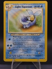 Wizards Light Vaporeon Neo Destiny 52/105 Regular Uncommon Stage 1 80 HP on eBay