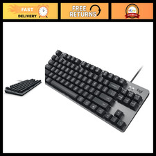 Wired Mechanical Keyboard TKL, Aluminum Frame, Linear Red Switches, Gaming & Typ