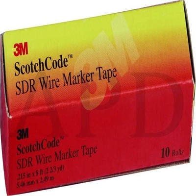 SDR-WH - Wire Marker Tape Refill Roll: Color - White - (Pack of 10)