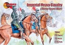 Mars Thirty Years War Imperial Heavy Cavalry (12 Mtd) - Plastic Model Military