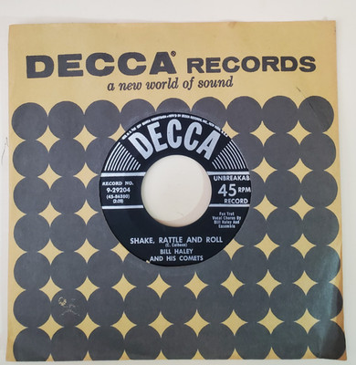 Bill Haley & His Comets  SHAKE RATTLE AND ROLL (45) #29204 PLAYS VG+ TO VG++