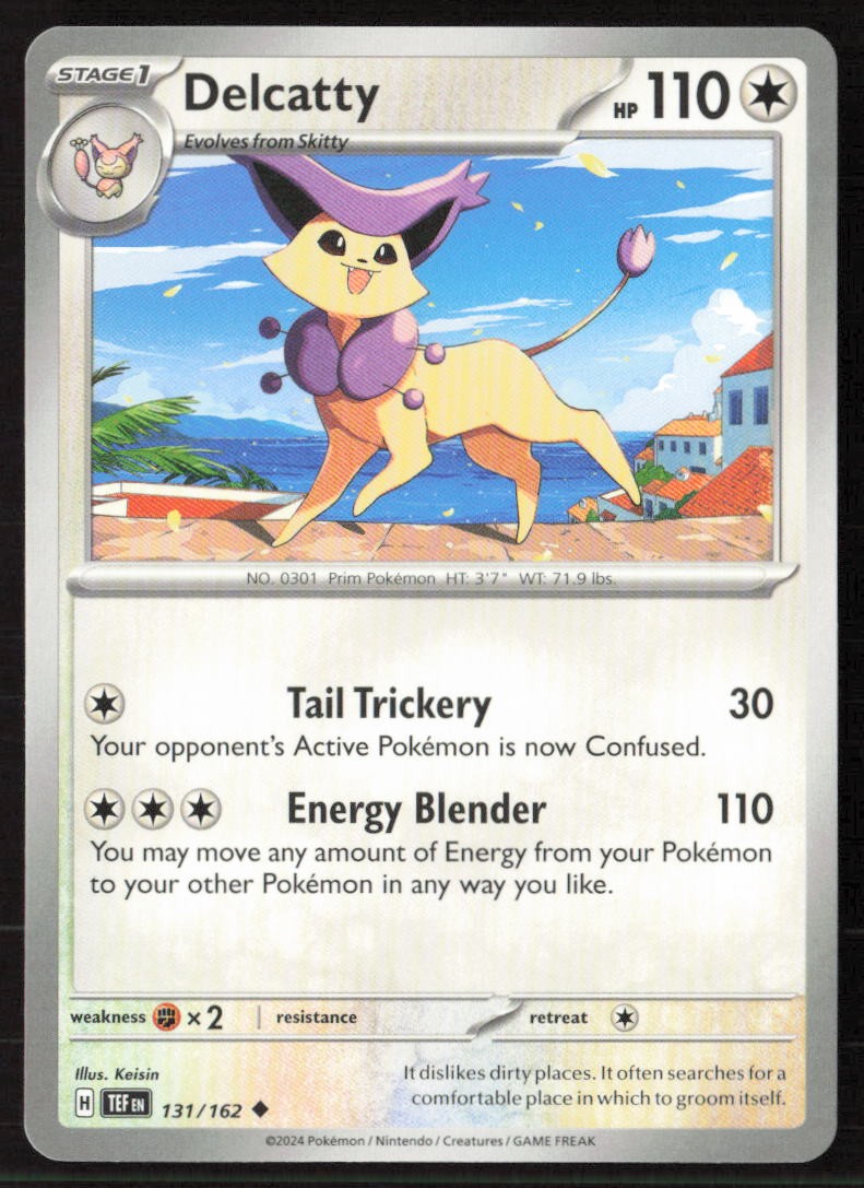 Delcatty #131/162 Uncommon SV05: Temporal Forces Pokemon