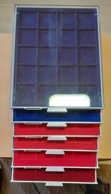6 Münzboxen 48 / 48mm