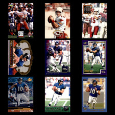 Stoney Case Lot 9 Different Football Cards 1995(RC/Rookies) NM Lobos/PHO/Ravens