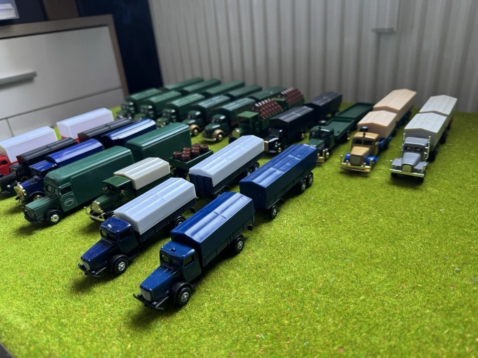 17 STK 1:78-1:72 Oldtimer LKW DDR Modell Tandem Diecast Modellautos - Bild 4 von 4