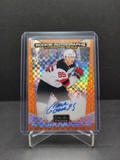 2024-25 O-Pee-Chee Platinum Rookie Autographs Graeme Clarke Orange Checkers /15