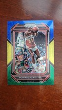 2022-23 Panini Prizm Dominique Wilkins Prizm Choice Blue Yellow and Green #279