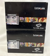 Genuine Lexmark E260X42G & E260X22G Photocond...