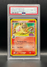 Mankey 70/110 Reverse Holo Stamped -2006 Pokémon EX Holon Phantom- PSA 8